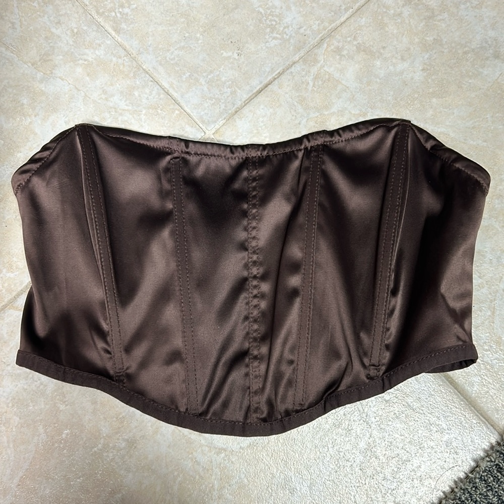 Garage brown corset